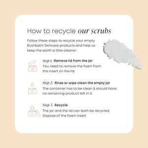 Bushbalm Nude Ingrown Hair Exfoliating Scrub (8 oz)