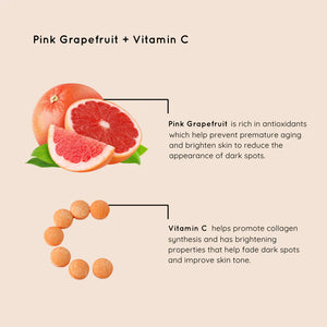 BCL Pink Grapefruit + Vitamin C Makeup Removing Cleansing Wipes (60 pcs)