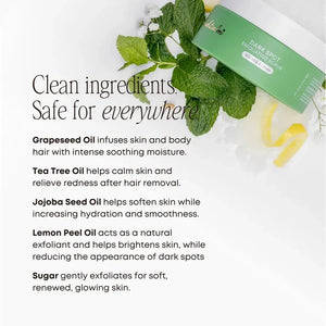 Bushbalm Wild Mint & Lemon Dark Spot Exfoliating Scrub (8 oz)