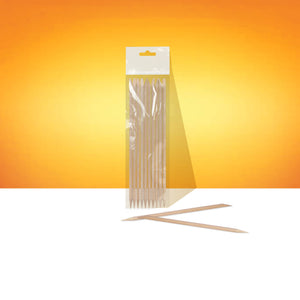 Staleks Medium Orange Wood Sticks - (10 pcs)