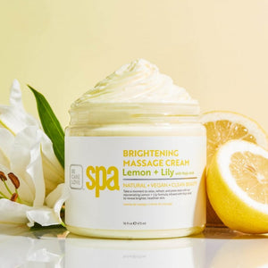 BCL Lemon + Lily Massage Cream (16 oz)