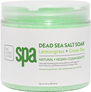 BCL Lemongrass + Green Tea Dead Sea Salt Soak (16 oz)