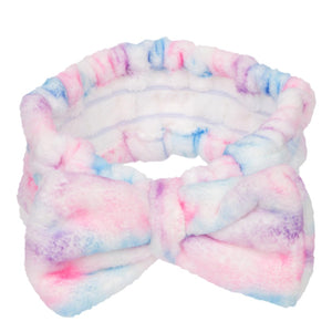 Cala Plush Big Bow Headband (Tie Dye)*