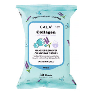 Cala Makeup Remover Cleansing Tissues - Collagen (30 pcs)