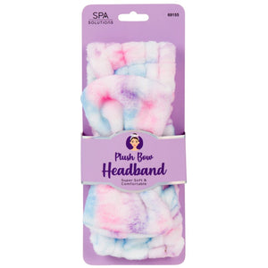 Cala Plush Big Bow Headband (Tie Dye)*