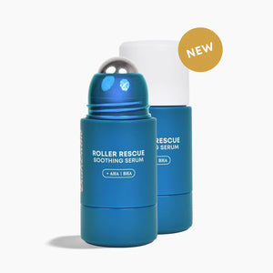 Sérum apaisant Bushbalm Roller Rescue + AHA/BHA (50 ml)