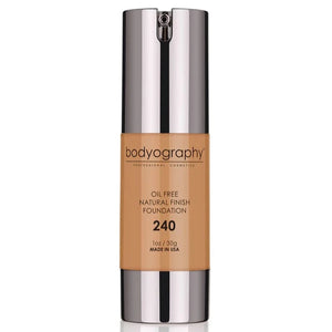 Bodyography Natural Finish Liquid Foundation (#240 Med/Dark Warm) - SAVE 20%*