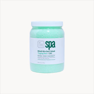 BCL Tingling Menthe + CBD Sel de la Mer Morte Trempage (64 oz)
