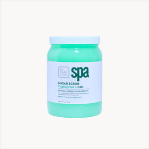 BCL Tingling Mint + CBD Sugar Scrub (64 oz)