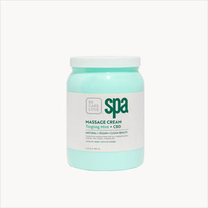BCL Tingling Mint + CBD Massage Cream (64 oz)
