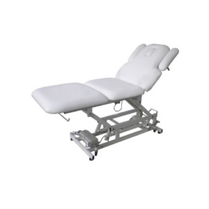 Crown Deluxe Electric Facial Bed - 3 Motors (White)