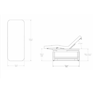 Silhouet-Tone SpaOne Electric Spa Bed with Cabinet