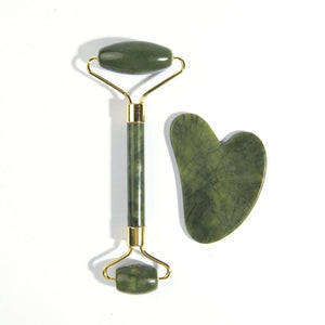 GD Jade Roller & Gua Sha Stone Set
