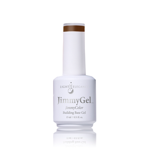 Light Elegance JimmyGel JimmyColor Soak-Off Building Base 15 ml (Sheer Brown)