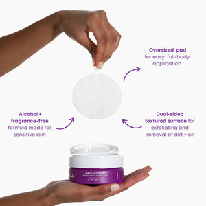 Bushbalm Radiant Reset Exfoliating Toner Pads (30 pcs)