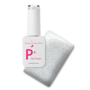 Light Elegance P+ Soak-Off Glitter Gel Polish 10 ml (Diamonds and Pearls)