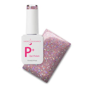 Light Elegance P+ Soak-Off Glitter Gel Polish 10 ml (Free Spirit)