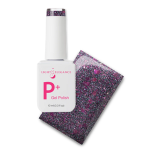 Light Elegance P+ Soak-Off Glitter Gel Polish 10 ml (Part Time Pessimist)