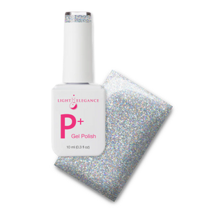 Light Elegance P+ Soak-Off Glitter Gel Polish 10 ml (Sourpuss)