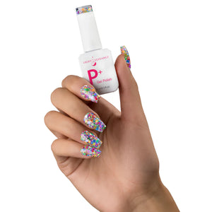 Light Elegance P+ Soak-Off Glitter Gel Polish 10 ml (Everyone's A Critic)