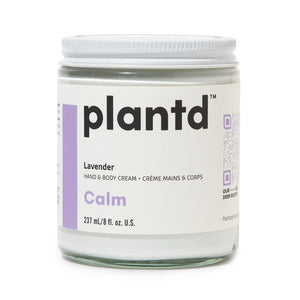 Plantd Hand & Body Cream 9 oz - Calm (Lavender)*