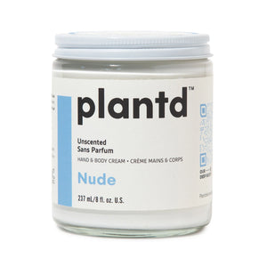 Plantd Hand & Body Cream 9 oz - Nude (Unscented)*