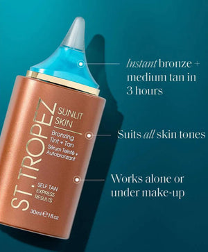 St. Tropez Sunlit Skin Bronzing Tint + Tan (30 ml)