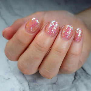 Light Elegance P+ Soak-Off Glitter Gel Polish 10 ml (Space Cadet)