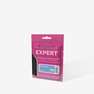 Staleks EXPERT 10 Foot File Refill Pads 30 pcs (80 Grit - White)