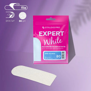 Staleks EXPERT 10 Foot File Refill Pads 30 pcs (80 Grit - White)