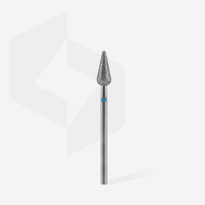 Staleks Diamond Nail Drill Bit - Pointed Pear - Blue (5mm / 12mm)*