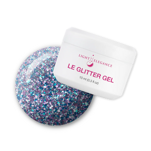 Light Elegance Glitter Gel 10 ml (Bratty Blue)