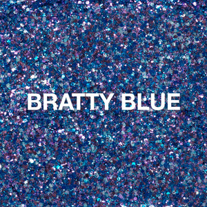 Light Elegance P+ Soak-Off Glitter Gel Polish 10 ml (Bratty Blue)