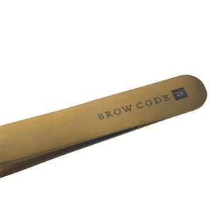 Brow Code Slant Precision Tweezers