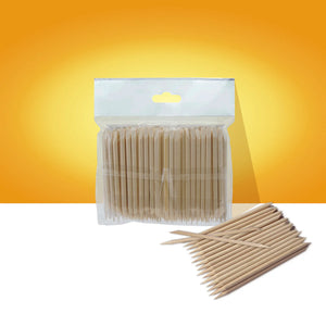 Staleks X-Small Orange Wood Sticks - (100 pcs)