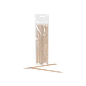 Staleks Medium Orange Wood Sticks - (10 pcs)
