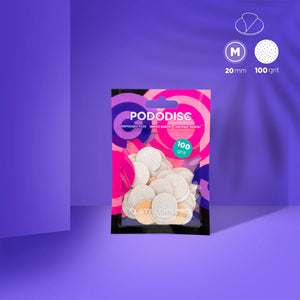 Staleks PODODISC 20mm Refill Pads 50 pcs (100 Grit - White)