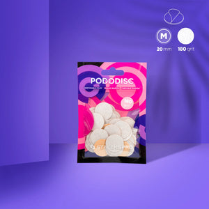 Staleks PODODISC 20mm Refill Pads 50 pcs (180 Grit - White)