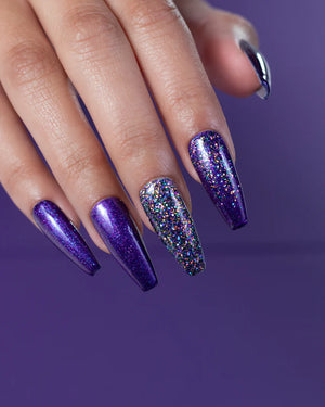 Light Elegance P+ Soak-Off Glitter Gel Polish 10 ml (Filthy Witch) - Halloween Edition - SAVE 20%*