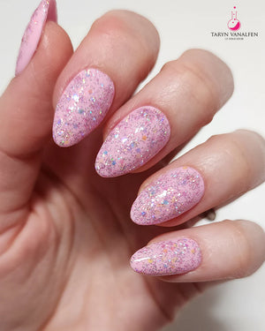 Light Elegance P+ Soak-Off Glitter Gel Polish 10 ml (Free Spirit)