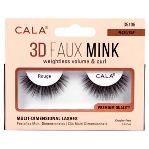 Cala 3D Faux Mink Strip Lashes (Rouge) - QTY DEAL (6) SAVE $27 (MAR-MAY)
