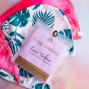 Turban pour cheveux Spa Solutions (lavande)