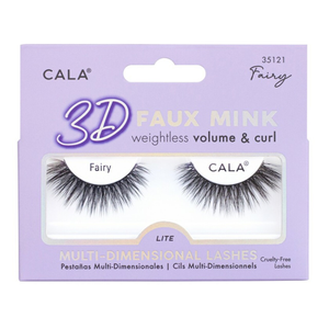Cala 3D Faux Mink Strip Lashes (Fairy) - QTY DEAL (6) SAVE $27 (MAR-MAY)