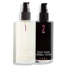 Duo nettoyant en profondeur pour les pores TUEL Calm