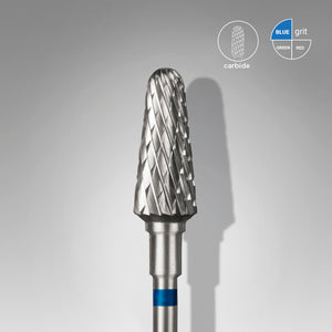 Staleks Carbide Drill Bit - Blue Frustum 6/14 mm (Standard Crosscut)*