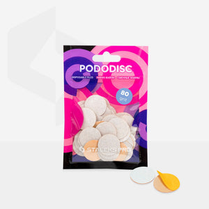 Staleks PODODISC 15mm Refill Pads 50 pcs (80 Grit - White)