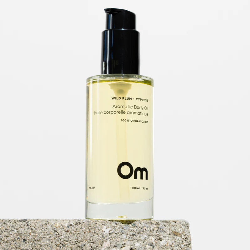 Om Organics Wild Plum + Cypress Aromatic Body Oil  (100 ml)*