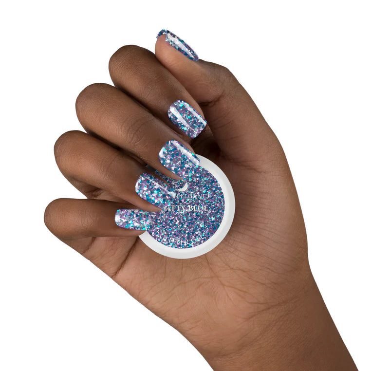 Light Elegance Glitter Gel 10 ml (Bratty Blue)