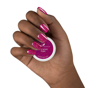 Light Elegance Glitter Gel 10 ml (It's Wine Time)