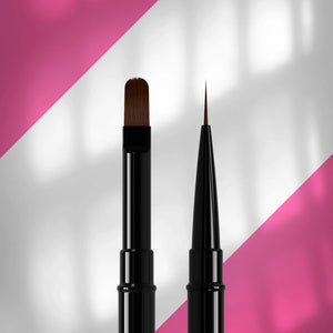 Staleks Double-Ended Liner & Gel Nail Brush - Width 10 mm | Length 11 mm